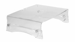 BakkerElkhuizen Q-riser 110 61 cm [24"] Γραφείο Διαφανής 