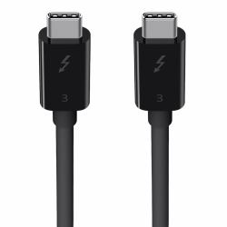 Belkin F2CD084bt0.8MBK 0,8 m 40 Gbit/s Μαύρος [Μαύρο] (0.8 M 40 Gbit/S Black - Warranty: 12M)