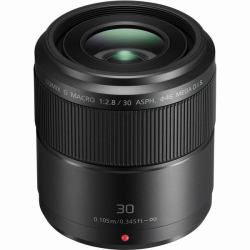 Panasonic Lumix G Macro 30mm / F2.8 ASPH. / MEGA O.I.S. SLR Μάκρο φακός Μαύρος [Μαύρο] (H-HS030E - LUMIX G Macro 30mm / F2.8 ASPH / MEGA O.I.S)