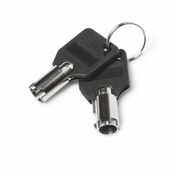 Dicota D31544 εξάρτημα κλειδώματος καλωδίων Κλειδί Μαύρος [Μαύρο] 2 τεμάχια (MASTERKEY FOR SEC CABLE W-LOCK - ULTRA SLIM 3.2X4.5MM SLOT)