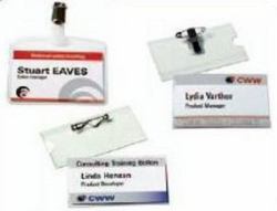 Avery 4820 πιάστρα για κονκάρδες / σήματα PVC 50 τεμάχια (Avery 4820 badge og badgeholder PVC 50)