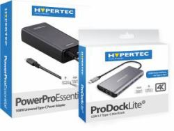 Hypertec ProDock HYP-USBC-DOCL2-PSU φορητός σταθμός σύνδεσης & προσομ...