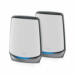 NETGEAR Orbi RBK852 AX6000 WiFi 6 Mesh System Τρεις μπάντες [2,4 GHz / 5 GHz / 5 GHz] Wi-Fi 6 [802.11ax] Γκρι, Λευκός [Άσπρος] 8 Εσωτερικός (Netgear)