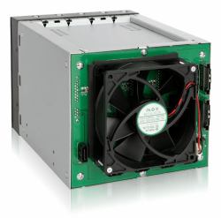 Icy Dock MB155SP-B drive bay πίνακας Μαύρος [Μαύρο] (Drive Bay Panel Black - Warranty: 24M)