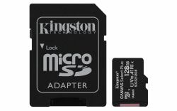 Kingston Technology Canvas Select Plus 128 GB MicroSDXC UHS-I Κατηγορία 10 (128GB micSDXC Canvas Select - Plus 100R A1 C10 Card ADP - Warranty: 12M)