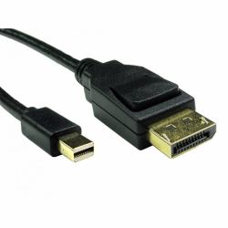 Cables Direct CDLMDP8K-005MK καλώδιο DisplayPort 0,5 m Mini DisplayPort Μαύρος [Μαύρο] (CDL 0.5mtr MDP to DP t v1.4 8K)