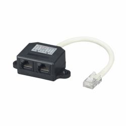 Black Box FAU962 διαχωριστής δικτύου Μαύρος [Μαύρο], Λευκός [Άσπρος] (Blackbox CAT 5E CABLE ECONOMISER DOUBLER [1Year warranty])