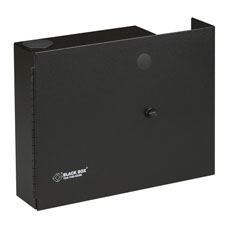 Black Box JPM400A-R2 σχάρα καλωδίων Δίσκος καλωδίων σε σχήμα γωνίας Μαύρος [Μαύρο] (Blackbox FIBER WALL CABINET 2-ADAPTER PANEL OPEN STYL [1Year w...