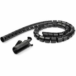 StarTech.com 2.5 m [8.2 ft.] Cable-Management Sleeve - Spiral - 45 mm [1.8 in.] Diameter (SPIRAL CABLE MANAGEMENT SLEEVE - 45MMX2.5M /1.8X8.2 - BLACK)