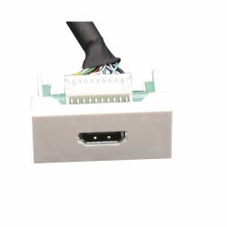 Garbot FA-2420-HDMI-F/F-P-20CM ρευματοδότης Λευκός [Άσπρος] (F22 HDMI Module. F/F. 20 cm. - White - Warranty: 12M)