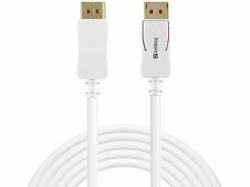Sandberg DisplayPort 1.4 8K60Hz 2m (DisplayPort 1.4 8K60Hz 2m - DisplayPort 1.4 8K60Hz 2m, 2 - m, DisplayPort, DisplayPort, Male, Male, 7680 x 4320 pixels - Warranty: 60M)