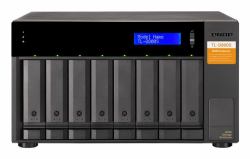 QNAP TL-D800S storage drive enclosure HDD/SSD enclosure Black, Grey 2.5/3.5" (QNAP EXPANSION UNIT 8-BAY)