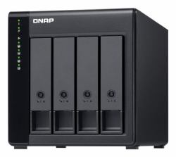 QNAP TL-D400S αποθηκευτικά περιβλήματα μονάδων αποθήκευσης Πλαίσιο HDD/SSD Μαύρος [Μαύρο], Γκρι 2.5/3.5" (4-bay desktop SATA JBOD expa...