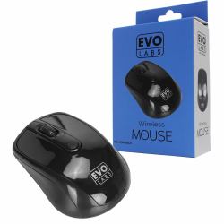 evo labs MO-234W BLACK ποντίκι Γραφείο Αμφιδέξιος RF Wireless + USB Type-...