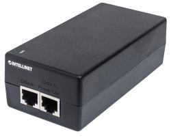 Intellinet Gigabit Ultra PoE+ Injector, 1 x 60 W Port, IEEE 802.3bt and IEEE 802.3at/af Compliant...