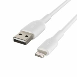 Belkin CAA001BT0MWH καλώδιο Lightning 0,15 m Λευκός [Άσπρος] (LIGHTNING BLADE/SYNC CABLE - PVC MFI 15CM WHITE)