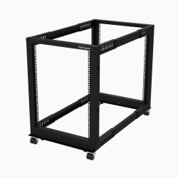 StarTech.com 4POSTRACK15U ράφι για εξυπηρετητές 15U Ελεύθερο ράφι Μαύρος [Μαύρο] (15U OPEN FRAME SERVER RACK - 4 POST NETWORK EQUIPMENT RACK)