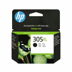 HP Αυθεντικό δοχείο μαύρης μελάνης υψηλής απόδοσης 305XL (Tinte HP 305XL / 3YM62AE Black)