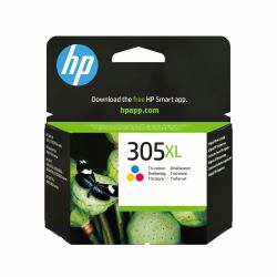 HP 305XL High Yield Tri-color Original Ink Cartridge (Tinte HP 305XL / 3YM63AE TriColour)