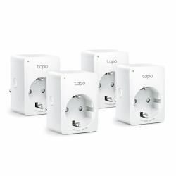 TP-Link Tapo P100 έξυπνη πρίζα 2300 W Λευκός [Άσπρος] (WI-FI SMART PLUG TAPO 4 KIT - TAPO APP ALEXA + GOOGLE 10A)