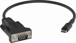 Vision TC-USBCSER/BL σειριακό καλώδιο Μαύρος [Μαύρο] RS-232 USB-C (Vision Professional - seriel adapter -)