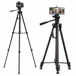 CoreParts MOBX-ACC-007 tripod (Tripod Stand 40cm-120cm, Fit - For 4-7" Phones Compatible - with 4-7" Phone & all Cameras Multi-Direction with Adjustable Height: - Warranty: 12M)