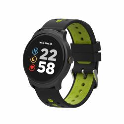 Canyon CNS-SW81BG Smartwatch & Αθλητικό Ρολόι 3,3 cm [1.3"] IPS 44 mm Ψηφιακός 240 x 240 εικονοστοιχεία Οθόνη αφής Μαύρος [Μαύρο], Πράσι�...