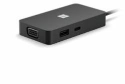 Microsoft 1E4-00002 φορητός σταθμός σύνδεσης & προσομοιωτής θύρας Μαύρος [Μαύρο] (MICROSOFT USB-C TRAVEL HUB,VGA HDMI)