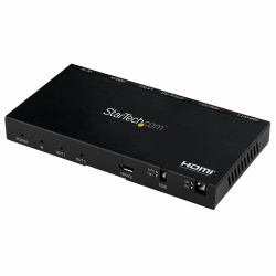 StarTech.com ST122HD20S διαβαθμιστής βίντεο (HDMI SPLITTER - 2 PORT HDMI 2.0 - 4K 60HZ WITH SCALER - 7.1 SOUND)