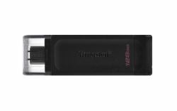 Kingston Technology DataTraveler 70 μονάδα USB flash 128 GB USB Type-C 3.2 Gen 1 [3.1 Gen 1] Μαύρος [Μαύρο] (128GB USB 3.2 DATATRAVELER 70 - USB TYPE-C)