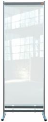 Nobo 1915552 μαγνητικός πίνακας Γκρι, Ημιδιαφανής (Nobo 1915552 Premium Plus Clear PVC Free Standing Protective Room Divider Screen 780x2060mm)