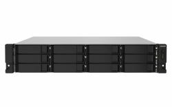 QNAP TS-1232PXU-RP NAS Rack [2U] Annapurna Labs AL324 4 GB DDR4 0 TB QNAP QTS Μαύρος [Μαύρο] (TS-1232PXU-RP-4G 2U12BAY 1.7GHZ - QC 2X10GBE SFP+ 2X2.5 GBE RPS)