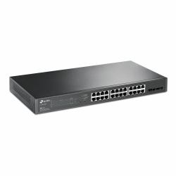 TP-Link JetStream TL-SG2428P μεταγωγέας δικτύου Διαχειρίσιμος L2/L2+ Gigabit Ethernet [10/100/1000] PoE τροφοδοτικού 1U Μαύρος [Μαύρο] (TP-Link ...