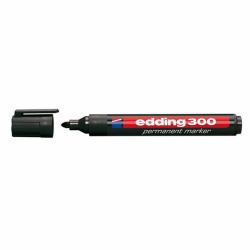 Edding 300 ανεξίτηλος μαρκαδόρος Μαύρος [Μαύρο] 10 τεμάχια (e-300 Permanent Marker A8 bullet black [10])