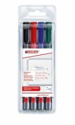 Edding 361 μαρκαδόρος 4 τεμάχια Fibre tip Μαύρος [Μαύρο], Μπλε, Πράσινος [Πράσινο], Κόκκινο (e-361/4 S Whiteboard Marker Set [4])