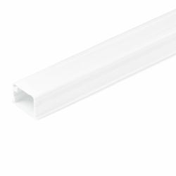 StarTech.com Solid Cable Management Raceway with Adhesive Tape & Cover, 3/4"[19mm]W x 1/2"[13mm]H - 6ft[1.8m] length, PVC Network/Power Cord Hider Kit - Wall Wire Duct System, UL Listed - TAA (Star...