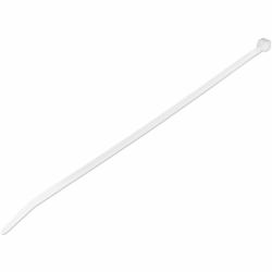 StarTech.com 10"[25cm] Cable Ties - 1/8"[4mm] wide, 2-5/8"[68mm] Bundle Diameter, 50lb[22kg] Tensile Strength, Nylon Self Locking Zip Ties w/Curved Tip, 94V-2/UL Listed, 1000 Pack - White (1000 PAC...