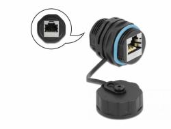 DeLOCK 86695 διαχωριστής δικτύου Μαύρος [Μαύρο] (Delock netvÃ¦rkskobling - sort, blÃ¥)