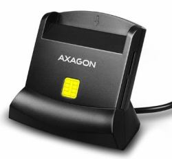 Axagon CRE-SM2 αναγνώστης έξυπνων καρτών Εσωτερικός [Εσωτερικού χώρου] USB USB 2.0 Μαύρος [Μαύρο] (AXAGON CRE-SM2 USB Smart Card und SD/m)
