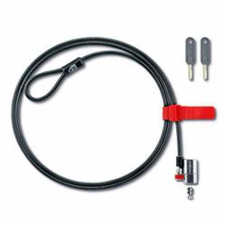 Kensington Clicksafe Notebook - Lock KIT 461-10169, Rubber, - Steel, Black - Warranty: 12M