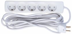 Microconnect GRU0055WDK power extension 5 m 5 AC outlet[s] Indoor White (5-way Danish Power Strip 5m - With Earth, without ON/OFF - Switch - Warranty: 300M)