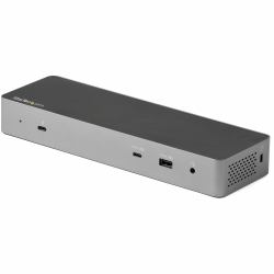 StarTech.com TB3CDK2DHUE φορητός σταθμός σύνδεσης & προσομοιωτής θύρας Καλωδιωμένος [Ενσύρματος] Thunderbolt 3 Μαύρος [Μαύρο]...