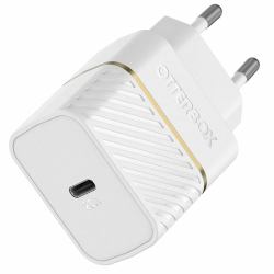 OtterBox EU WALL CHARGER 20W - - 1X USB-C 20W USB-PD WHITE