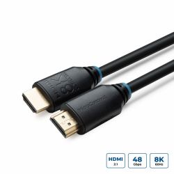 Microconnect MC-HDM19192V2.1 καλώδιο HDMI 2 m HDMI Τύπος A [Standard] Μαύρος [Μαύρο] (HDMI Cable 8K, 2m - Supports 2.1 8K@60Hz, - 4K@120Hz Gold Plated connectors, Copper - Wa...