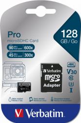 Verbatim Pro 128 GB MicroSDXC UHS-I Κατηγορία 10 