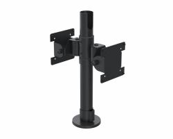 Ergonomic Solutions SpacePole POS SPV1103-FX-02 εξάρτημα συστήματος POS Βάση POS Μαύρος [Μαύρο] Μέταλο 75 x 75 mm 100 x 100 mm (BACK TO BACK BLACK - )