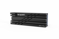 be quiet! MC1 PRO Μονάδα στερεάς κατάστασης Heatsink/Radiator Μαύρος [Μαύρο] 1 τεμάχια (MC1 PRO M.2 SSD COOLER)