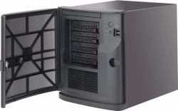 Supermicro CSE-721TQ-350B2 κουτί υπολογιστή Mini Tower Μαύρος [Μαύρο] 350 W (Mini-tower chassis w/ 4x 3.5 HDD tray, PWS and BPN)