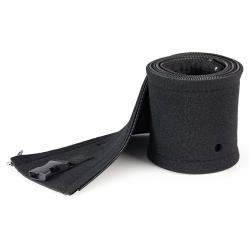 StarTech.com WKSTNCMZP θήκες καλωδίων Μαύρος [Μαύρο] (40IN NEOPRENE CABLE MANAGEMENT - - SLEEVE WITH ZIPPER AND BUCKLE)