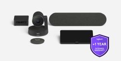 Logitech One year extended warranty for medium room solution with Rally Bar and Tap 